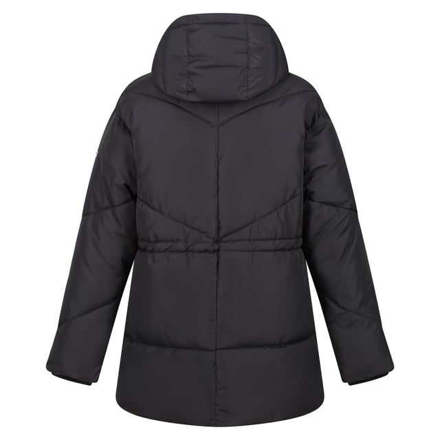 Shell: Polyester. Voering: 100% polyester. Stof: Geribd, Micro Taslan, Synthetisch, Taslan. Voering: Taffeta. Ontwerp: Eenvoudig. Stof Technologie: DWR Finish, Isolerend, Weerbestendig. Halslijn: Kapitein. Mouwtype: Met lange mouwen. Gewatteerd, goede pasvorm. Manchet: Ribbel. Kapkenmerken: Verstelbaar, Trekkoord, Gegroeid op Kap. Zakken: 2 Lagere zakken. Bevestiging: Volledige ritssluiting, Stormflap. Taille: Verstelbaar, Trekkoord. Duurzaamheid: Eco-vriendelijk, veervrij, gemaakt van gerecycled materiaal. 8 UK: 32 in. 10 VK: 34 in. 12 VK: 36 in. 14 VK: 38 in. 20 VK: 45 in. 18 VK: 43 in. 16 VK: 40 in.