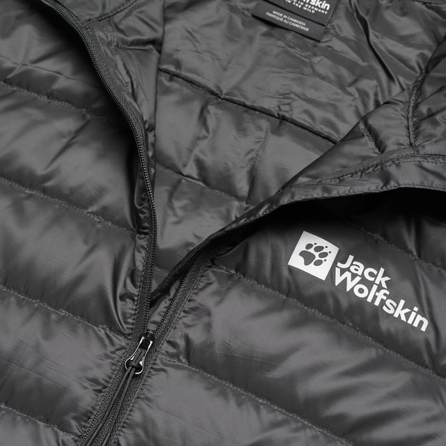 Pack&Go Down Jacket von Jack Wolfskin in der farbe Schwarz und in größe XL.