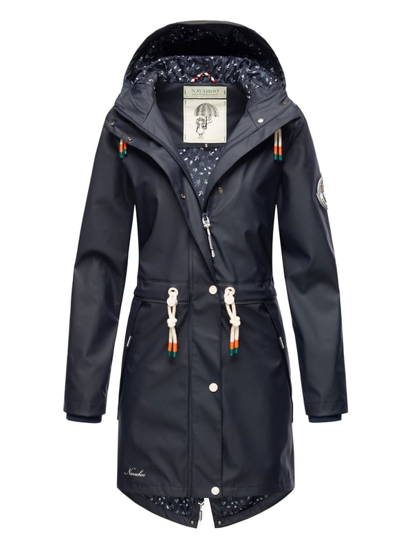 El abrigo impermeable Tropical Stormoo de Navahoo combina estilo y protección. Con tejido exterior impermeable y costuras selladas, es 100% resistente al viento y la lluvia. Su forro ligero con diseño, capucha amplia con cordón y cordón interior en la cintura garantizan comodidad y ajuste perfecto. Disponible en 7 colores intensos y tallas XS–XXL.
Material: Exterior 70% poliéster, 30% poliuretano; forro & relleno 100% poliéster