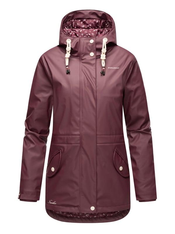 El abrigo impermeable Oceans Heart de Navahoo ofrece estilo y comodidad. Con costuras selladas, es totalmente resistente al viento y al agua. El forro de peluche en la parte superior y la tela sedosa en la inferior brindan confort. Su cuello alto, la capucha amplia con cordón y los bolsillos prácticos aportan funcionalidad. Con corte entallado, cremallera bidireccional y longitud perfecta, es ideal para los días de lluvia.
Material: Tejido exterior 70% poliéster, 30% poliuretano; forro & relleno 100% poliéster