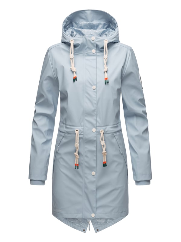El abrigo impermeable Tropical Stormoo de Navahoo combina estilo y protección. Con tejido exterior impermeable y costuras selladas, es 100% resistente al viento y la lluvia. Su forro ligero con diseño, capucha amplia con cordón y cordón interior en la cintura garantizan comodidad y ajuste perfecto. Disponible en 7 colores intensos y tallas XS–XXL.
Material: Exterior 70% poliéster, 30% poliuretano; forro & relleno 100% poliéster