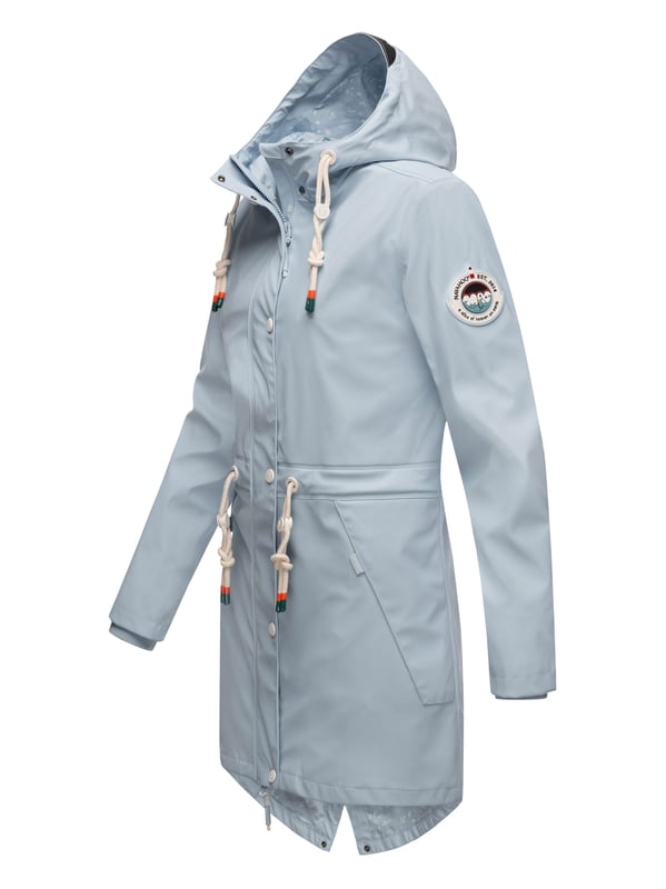 El abrigo impermeable Tropical Stormoo de Navahoo combina estilo y protección. Con tejido exterior impermeable y costuras selladas, es 100% resistente al viento y la lluvia. Su forro ligero con diseño, capucha amplia con cordón y cordón interior en la cintura garantizan comodidad y ajuste perfecto. Disponible en 7 colores intensos y tallas XS–XXL.
Material: Exterior 70% poliéster, 30% poliuretano; forro & relleno 100% poliéster