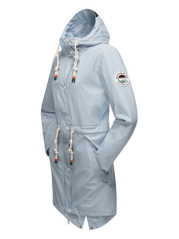 El abrigo impermeable Tropical Stormoo de Navahoo combina estilo y protección. Con tejido exterior impermeable y costuras selladas, es 100% resistente al viento y la lluvia. Su forro ligero con diseño, capucha amplia con cordón y cordón interior en la cintura garantizan comodidad y ajuste perfecto. Disponible en 7 colores intensos y tallas XS–XXL.
Material: Exterior 70% poliéster, 30% poliuretano; forro & relleno 100% poliéster