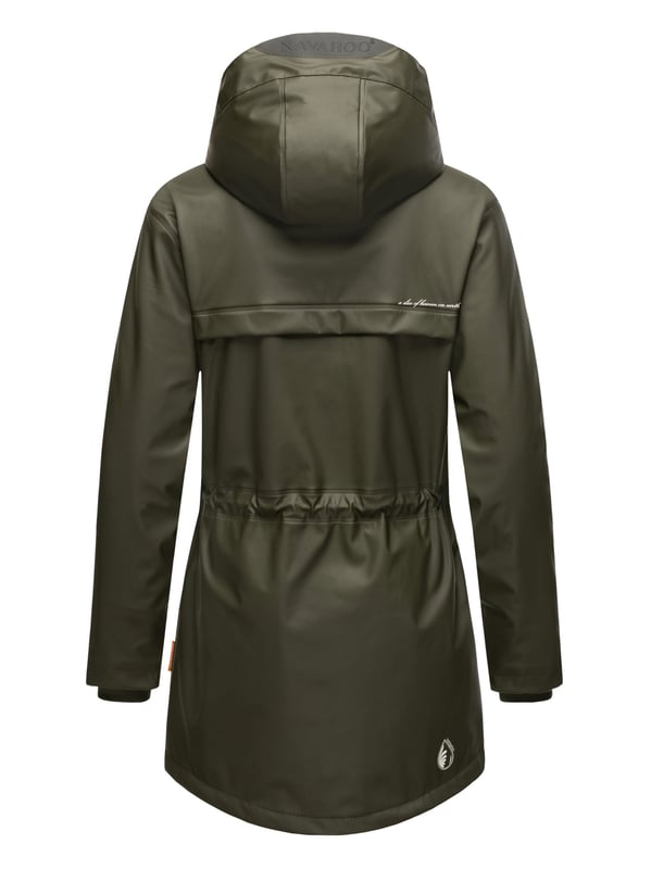 La chaqueta impermeable Rainy Forest de Navahoo combina comodidad y protección. Con costuras selladas, tejido exterior impermeable y cortaviento y forro de peluche en la parte superior, ofrece gran confort. Su corte entallado, la espalda más larga y el cordón interior ajustable garantizan una forma favorecedora. Con bolsillos impermeables, capucha grande y detalles cuidados, es ideal para actividades al aire libre. Disponible en 8 colores modernos y tallas hasta 3XL.
Material: Tejido exterior 70% poliéster, 30% poliuretano; forro & relleno 100% poliéster