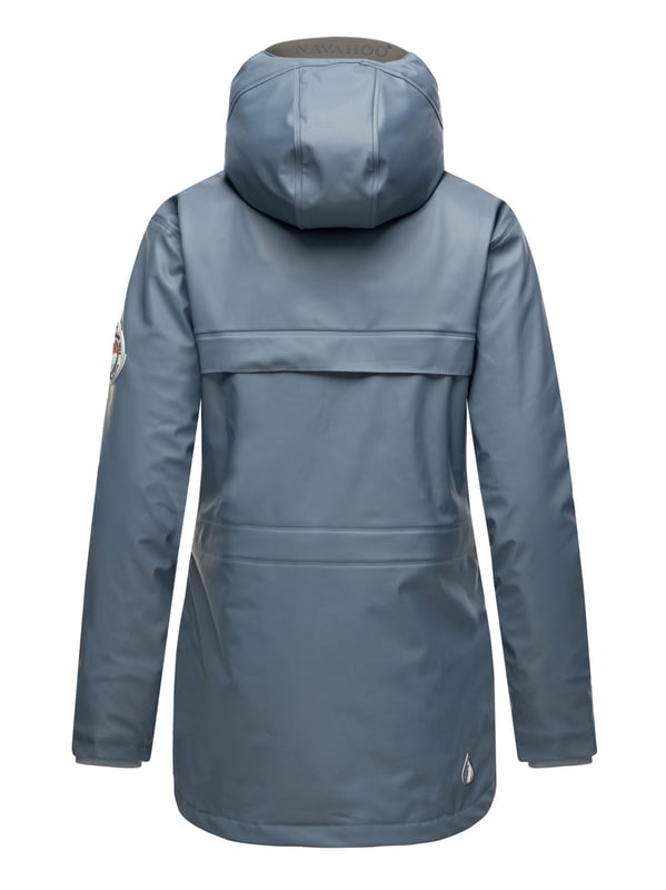 El abrigo impermeable Oceans Heart de Navahoo ofrece estilo y comodidad. Con costuras selladas, es totalmente resistente al viento y al agua. El forro de peluche en la parte superior y la tela sedosa en la inferior brindan confort. Su cuello alto, la capucha amplia con cordón y los bolsillos prácticos aportan funcionalidad. Con corte entallado, cremallera bidireccional y longitud perfecta, es ideal para los días de lluvia.
Material: Tejido exterior 70% poliéster, 30% poliuretano; forro & relleno 100% poliéster