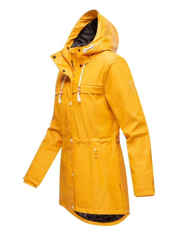 La chaqueta impermeable Rainy Forest de Navahoo combina comodidad y protección. Con costuras selladas, tejido exterior impermeable y cortaviento y forro de peluche en la parte superior, ofrece gran confort. Su corte entallado, la espalda más larga y el cordón interior ajustable garantizan una forma favorecedora. Con bolsillos impermeables, capucha grande y detalles cuidados, es ideal para actividades al aire libre. Disponible en 8 colores modernos y tallas hasta 3XL.
Material: Tejido exterior 70% poliéster, 30% poliuretano; forro & relleno 100% poliéster