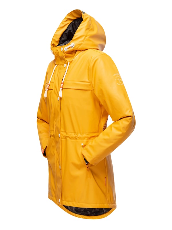 La chaqueta impermeable Rainy Forest de Navahoo combina comodidad y protección. Con costuras selladas, tejido exterior impermeable y cortaviento y forro de peluche en la parte superior, ofrece gran confort. Su corte entallado, la espalda más larga y el cordón interior ajustable garantizan una forma favorecedora. Con bolsillos impermeables, capucha grande y detalles cuidados, es ideal para actividades al aire libre. Disponible en 8 colores modernos y tallas hasta 3XL.
Material: Tejido exterior 70% poliéster, 30% poliuretano; forro & relleno 100% poliéster