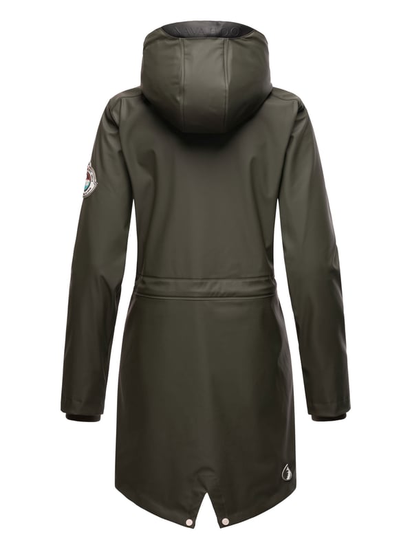 Navahoo abrigo impermeable para mujer Tropical Stormoo – Elegante & Resistente al Agua El abrigo impermeable Tropical Stormoo de Navahoo combina estilo y protección. Con tejido exterior impermeable y costuras selladas, es 100% resistente al viento y la lluvia. Su forro ligero con diseño, capucha amplia con cordón y cordón interior en la cintura garantizan comodidad y ajuste perfecto. Disponible en 7 colores intensos y tallas XS–XXL.
Material: Exterior 70% poliéster, 30% poliuretano; forro & relleno 100% poliéster