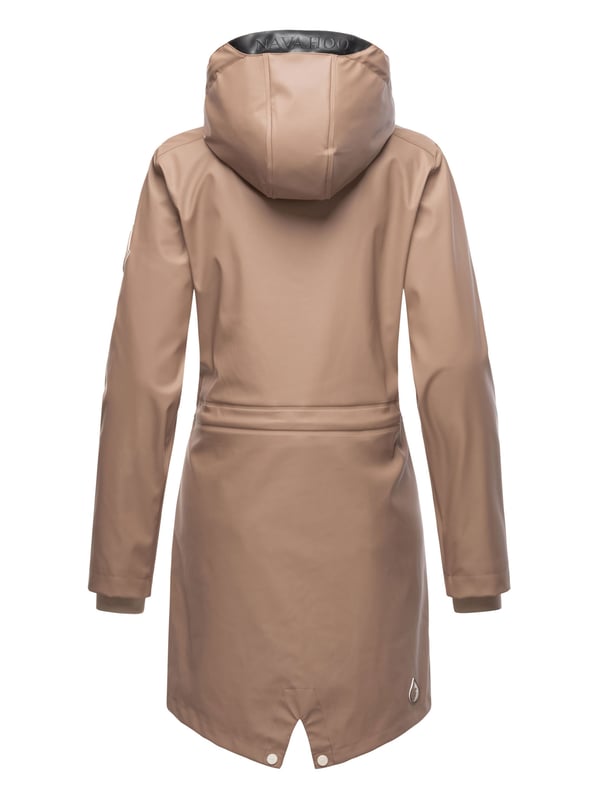 Navahoo abrigo impermeable para mujer Tropical Stormoo – Elegante & Resistente al Agua El abrigo impermeable Tropical Stormoo de Navahoo combina estilo y protección. Con tejido exterior impermeable y costuras selladas, es 100% resistente al viento y la lluvia. Su forro ligero con diseño, capucha amplia con cordón y cordón interior en la cintura garantizan comodidad y ajuste perfecto. Disponible en 7 colores intensos y tallas XS–XXL.
Material: Exterior 70% poliéster, 30% poliuretano; forro & relleno 100% poliéster