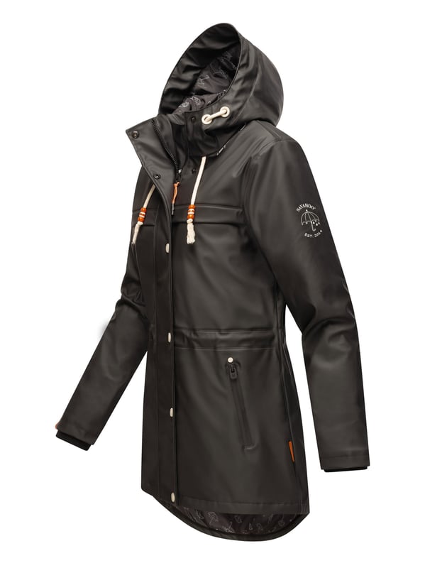 La chaqueta impermeable Rainy Forest de Navahoo combina comodidad y protección. Con costuras selladas, tejido exterior impermeable y cortaviento y forro de peluche en la parte superior, ofrece gran confort. Su corte entallado, la espalda más larga y el cordón interior ajustable garantizan una forma favorecedora. Con bolsillos impermeables, capucha grande y detalles cuidados, es ideal para actividades al aire libre. Disponible en 8 colores modernos y tallas hasta 3XL.
Material: Tejido exterior 70% poliéster, 30% poliuretano; forro & relleno 100% poliéster