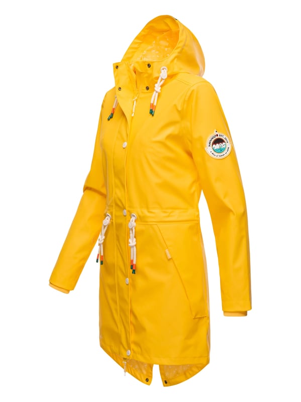 El abrigo impermeable Tropical Stormoo de Navahoo combina estilo y protección. Con tejido exterior impermeable y costuras selladas, es 100% resistente al viento y la lluvia. Su forro ligero con diseño, capucha amplia con cordón y cordón interior en la cintura garantizan comodidad y ajuste perfecto. Disponible en 7 colores intensos y tallas XS–XXL.
Material: Exterior 70% poliéster, 30% poliuretano; forro & relleno 100% poliéster
