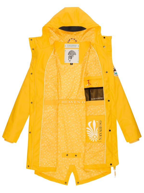 El abrigo impermeable Tropical Stormoo de Navahoo combina estilo y protección. Con tejido exterior impermeable y costuras selladas, es 100% resistente al viento y la lluvia. Su forro ligero con diseño, capucha amplia con cordón y cordón interior en la cintura garantizan comodidad y ajuste perfecto. Disponible en 7 colores intensos y tallas XS–XXL.
Material: Exterior 70% poliéster, 30% poliuretano; forro & relleno 100% poliéster