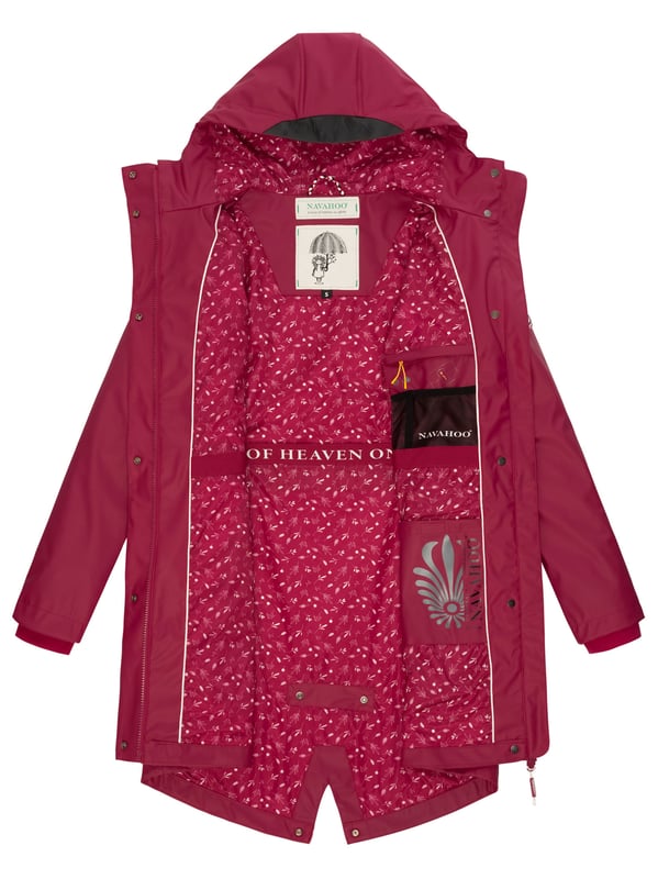 El abrigo impermeable Tropical Stormoo de Navahoo combina estilo y protección. Con tejido exterior impermeable y costuras selladas, es 100% resistente al viento y la lluvia. Su forro ligero con diseño, capucha amplia con cordón y cordón interior en la cintura garantizan comodidad y ajuste perfecto. Disponible en 7 colores intensos y tallas XS–XXL.
Material: Exterior 70% poliéster, 30% poliuretano; forro & relleno 100% poliéster
