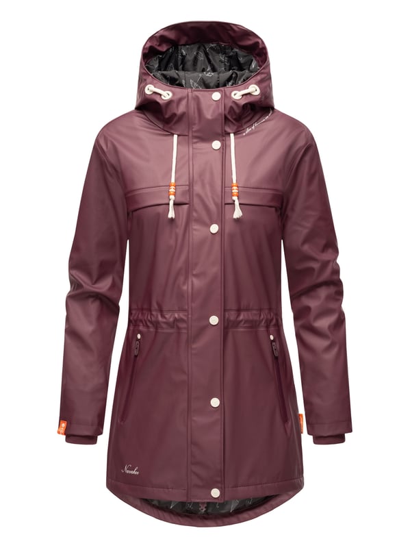 Navahoo chaqueta impermeable para mujer Rainy Forest – Funcional & Moderna La chaqueta impermeable Rainy Forest de Navahoo combina comodidad y protección. Con costuras selladas, tejido exterior impermeable y cortaviento y forro de peluche en la parte superior, ofrece gran confort. Su corte entallado, la espalda más larga y el cordón interior ajustable garantizan una forma favorecedora. Con bolsillos impermeables, capucha grande y detalles cuidados, es ideal para actividades al aire libre. Disponible en 8 colores modernos y tallas hasta 3XL.
Material: Tejido exterior 70% poliéster, 30% poliuretano; forro & relleno 100% poliéster