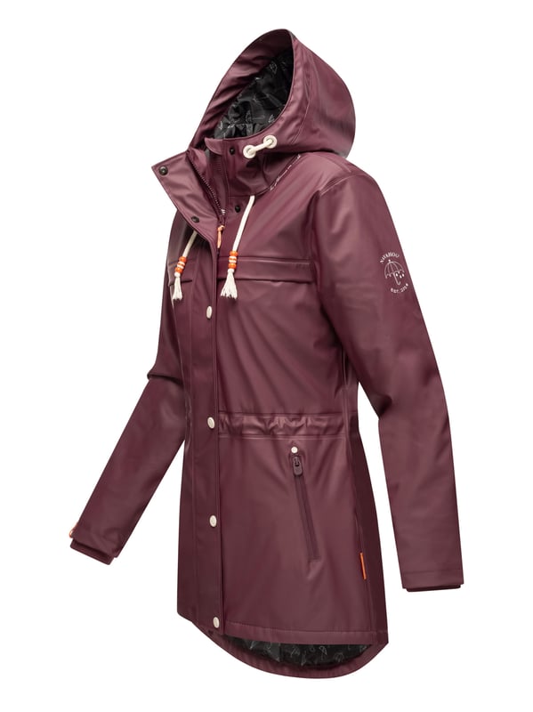 Navahoo chaqueta impermeable para mujer Rainy Forest – Funcional & Moderna La chaqueta impermeable Rainy Forest de Navahoo combina comodidad y protección. Con costuras selladas, tejido exterior impermeable y cortaviento y forro de peluche en la parte superior, ofrece gran confort. Su corte entallado, la espalda más larga y el cordón interior ajustable garantizan una forma favorecedora. Con bolsillos impermeables, capucha grande y detalles cuidados, es ideal para actividades al aire libre. Disponible en 8 colores modernos y tallas hasta 3XL.
Material: Tejido exterior 70% poliéster, 30% poliuretano; forro & relleno 100% poliéster