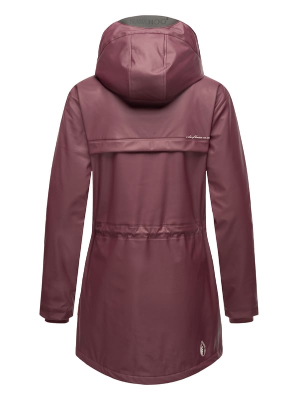 Navahoo chaqueta impermeable para mujer Rainy Forest – Funcional & Moderna La chaqueta impermeable Rainy Forest de Navahoo combina comodidad y protección. Con costuras selladas, tejido exterior impermeable y cortaviento y forro de peluche en la parte superior, ofrece gran confort. Su corte entallado, la espalda más larga y el cordón interior ajustable garantizan una forma favorecedora. Con bolsillos impermeables, capucha grande y detalles cuidados, es ideal para actividades al aire libre. Disponible en 8 colores modernos y tallas hasta 3XL.
Material: Tejido exterior 70% poliéster, 30% poliuretano; forro & relleno 100% poliéster