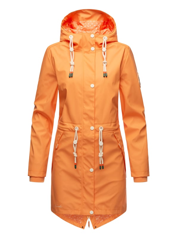 El abrigo impermeable Tropical Stormoo de Navahoo combina estilo y protección. Con tejido exterior impermeable y costuras selladas, es 100% resistente al viento y la lluvia. Su forro ligero con diseño, capucha amplia con cordón y cordón interior en la cintura garantizan comodidad y ajuste perfecto. Disponible en 7 colores intensos y tallas XS–XXL.
Material: Exterior 70% poliéster, 30% poliuretano; forro & relleno 100% poliéster