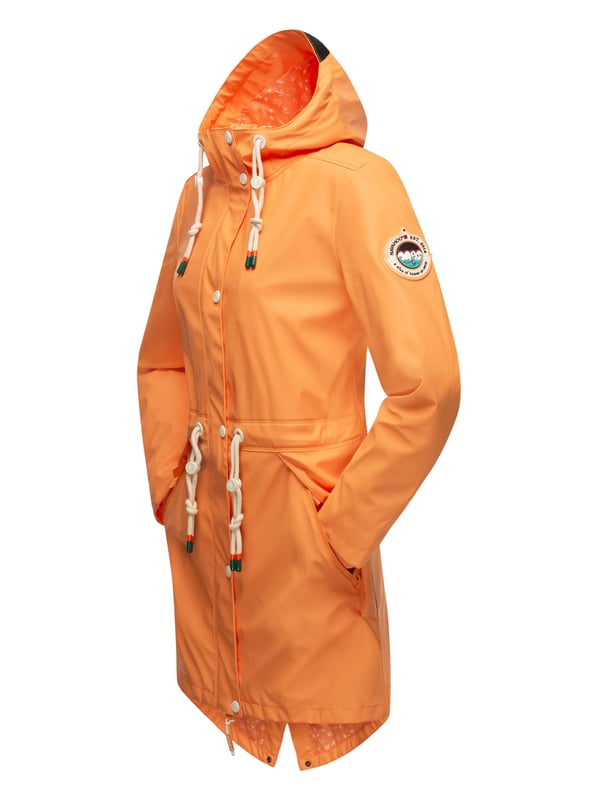 El abrigo impermeable Tropical Stormoo de Navahoo combina estilo y protección. Con tejido exterior impermeable y costuras selladas, es 100% resistente al viento y la lluvia. Su forro ligero con diseño, capucha amplia con cordón y cordón interior en la cintura garantizan comodidad y ajuste perfecto. Disponible en 7 colores intensos y tallas XS–XXL.
Material: Exterior 70% poliéster, 30% poliuretano; forro & relleno 100% poliéster