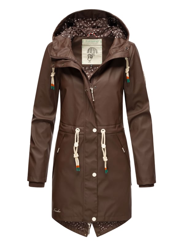 El abrigo impermeable Tropical Stormoo de Navahoo combina estilo y protección. Con tejido exterior impermeable y costuras selladas, es 100% resistente al viento y la lluvia. Su forro ligero con diseño, capucha amplia con cordón y cordón interior en la cintura garantizan comodidad y ajuste perfecto. Disponible en 7 colores intensos y tallas XS–XXL.
Material: Exterior 70% poliéster, 30% poliuretano; forro & relleno 100% poliéster