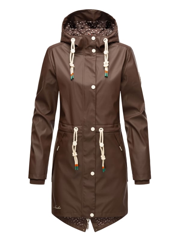 El abrigo impermeable Tropical Stormoo de Navahoo combina estilo y protección. Con tejido exterior impermeable y costuras selladas, es 100% resistente al viento y la lluvia. Su forro ligero con diseño, capucha amplia con cordón y cordón interior en la cintura garantizan comodidad y ajuste perfecto. Disponible en 7 colores intensos y tallas XS–XXL.
Material: Exterior 70% poliéster, 30% poliuretano; forro & relleno 100% poliéster