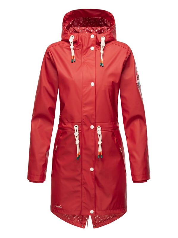 El abrigo impermeable Tropical Stormoo de Navahoo combina estilo y protección. Con tejido exterior impermeable y costuras selladas, es 100% resistente al viento y la lluvia. Su forro ligero con diseño, capucha amplia con cordón y cordón interior en la cintura garantizan comodidad y ajuste perfecto. Disponible en 7 colores intensos y tallas XS–XXL.
Material: Exterior 70% poliéster, 30% poliuretano; forro & relleno 100% poliéster
