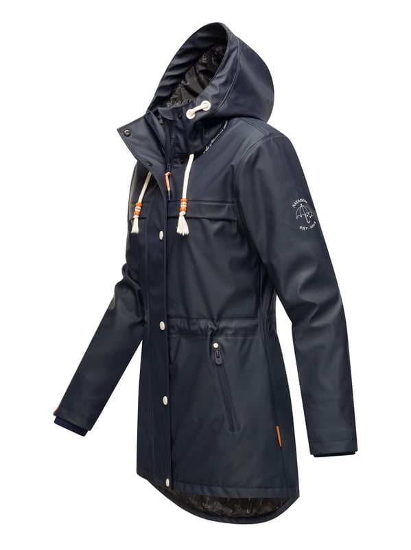 La chaqueta impermeable Rainy Forest de Navahoo combina comodidad y protección. Con costuras selladas, tejido exterior impermeable y cortaviento y forro de peluche en la parte superior, ofrece gran confort. Su corte entallado, la espalda más larga y el cordón interior ajustable garantizan una forma favorecedora. Con bolsillos impermeables, capucha grande y detalles cuidados, es ideal para actividades al aire libre. Disponible en 8 colores modernos y tallas hasta 3XL.
Material: Tejido exterior 70% poliéster, 30% poliuretano; forro & relleno 100% poliéster