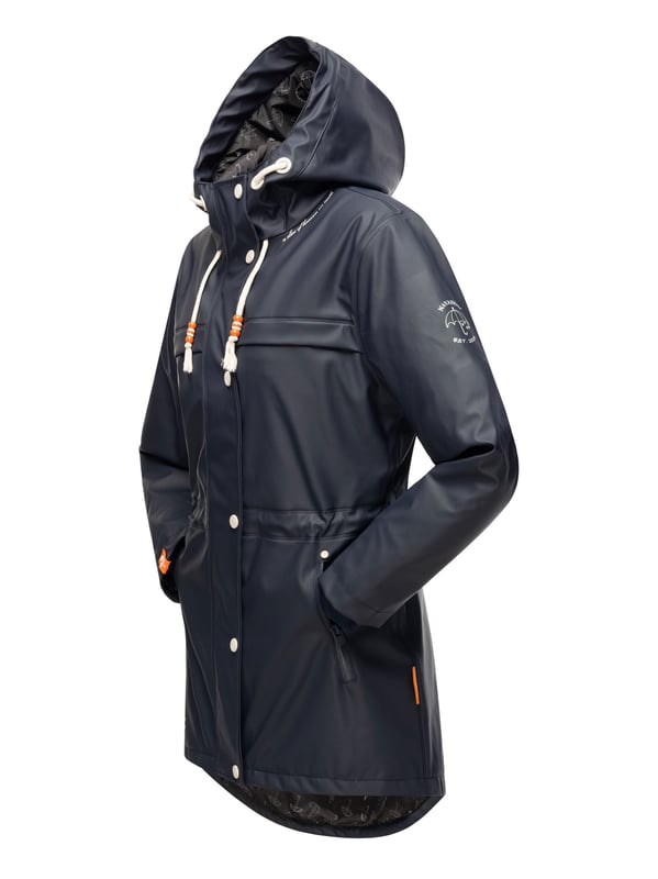 La chaqueta impermeable Rainy Forest de Navahoo combina comodidad y protección. Con costuras selladas, tejido exterior impermeable y cortaviento y forro de peluche en la parte superior, ofrece gran confort. Su corte entallado, la espalda más larga y el cordón interior ajustable garantizan una forma favorecedora. Con bolsillos impermeables, capucha grande y detalles cuidados, es ideal para actividades al aire libre. Disponible en 8 colores modernos y tallas hasta 3XL.
Material: Tejido exterior 70% poliéster, 30% poliuretano; forro & relleno 100% poliéster