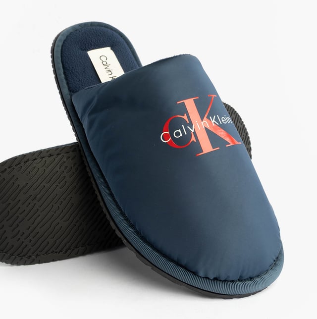 Calvin Klein Hotel Slipper Monologue Mens Slippers Moonlit Ocean