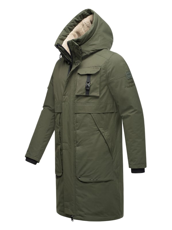 Elegantes Outdoorjacke Herren Winter Fotosnull