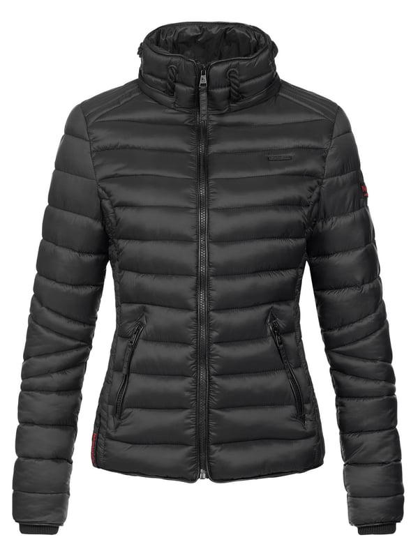 Navahoo Damen Steppjacke Lulana – Leicht, Stylisch Abnehmbare Kapuze