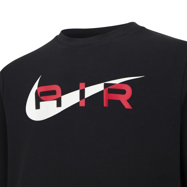 Nike Air Crew Neck Tracksuit Set Black Red