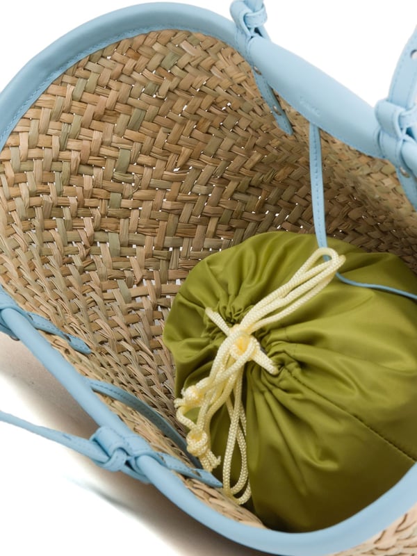 Pinko Love Summer Basket Tote Bag