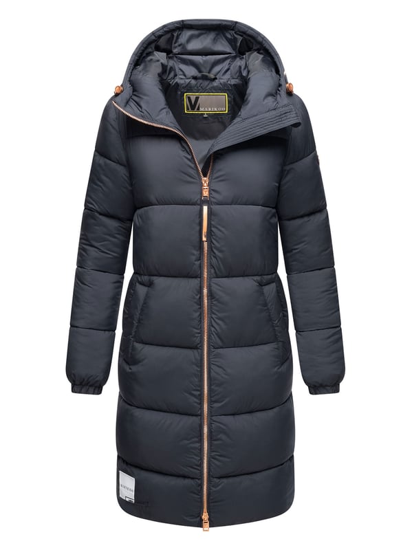 Damjacka Oversized Hög Krage Löst Klippt Tyg