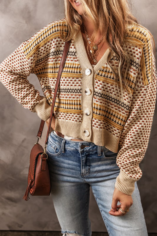 Wunderschone Kurze Strickjacke Kombinieren Ebenbild