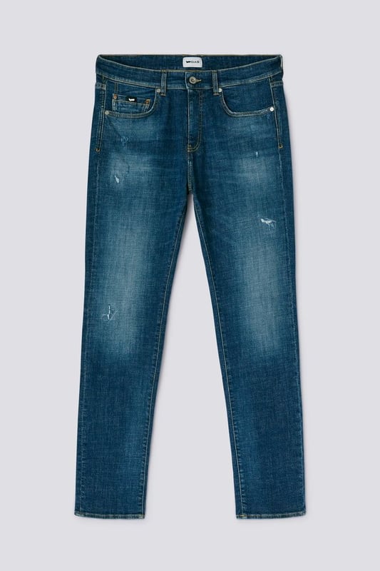 Herrenjeans ALBERT PLUS 77MD mit schmaler Passform