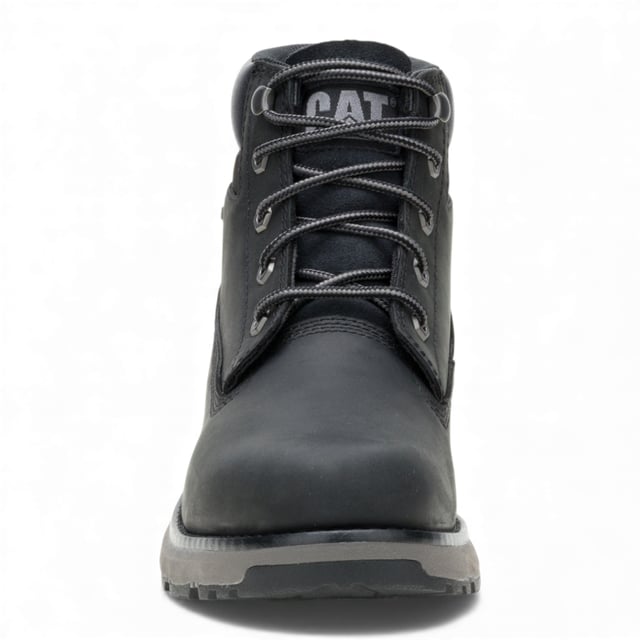 Caterpillar (CAT) Men's Pursue Black Leather Everyday Work Hiking Ankle ...