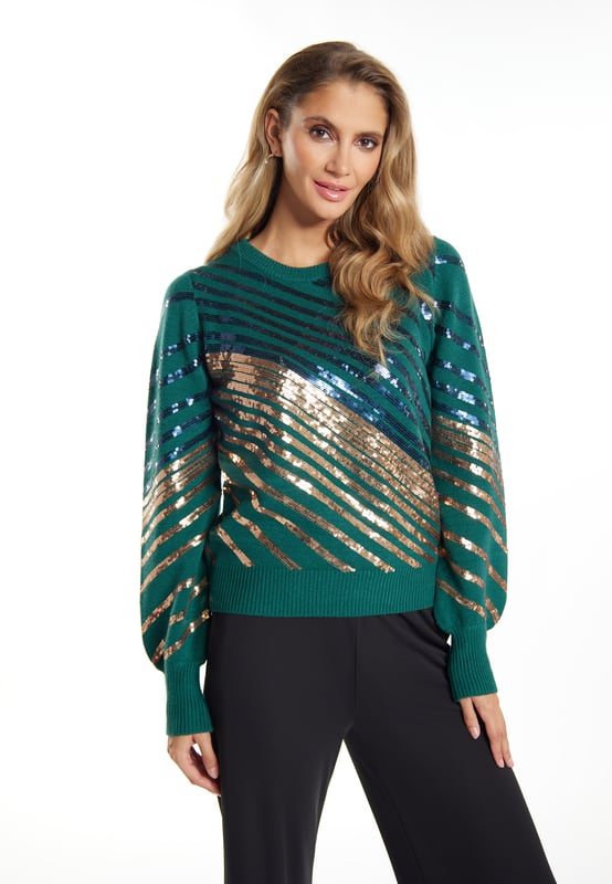 Spannende Festliche Damen Pullover Ebenbild