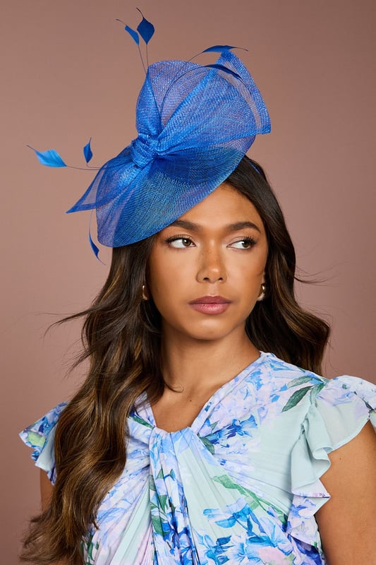 Structured Disc Fascinator Knot Detail Fascinator