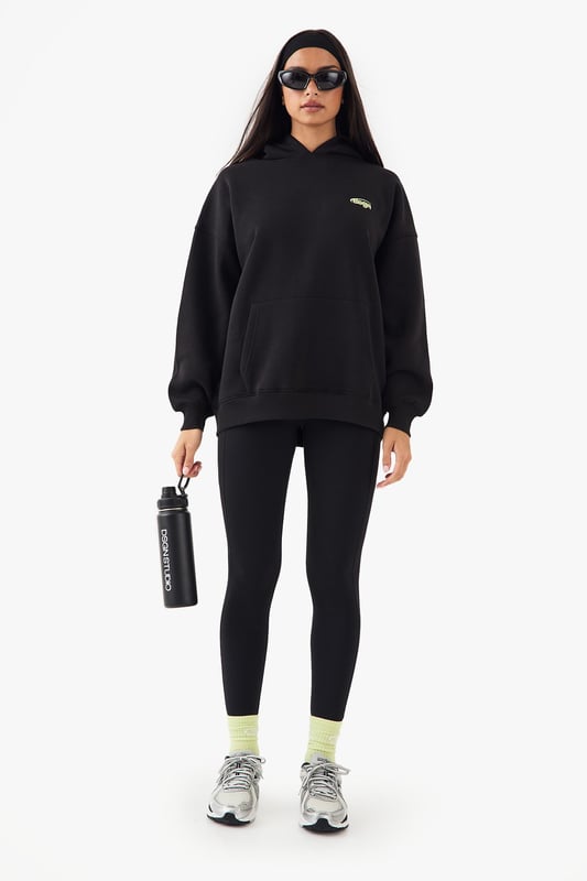 DSGN Studio Run Club Oversized Printed Hoodie