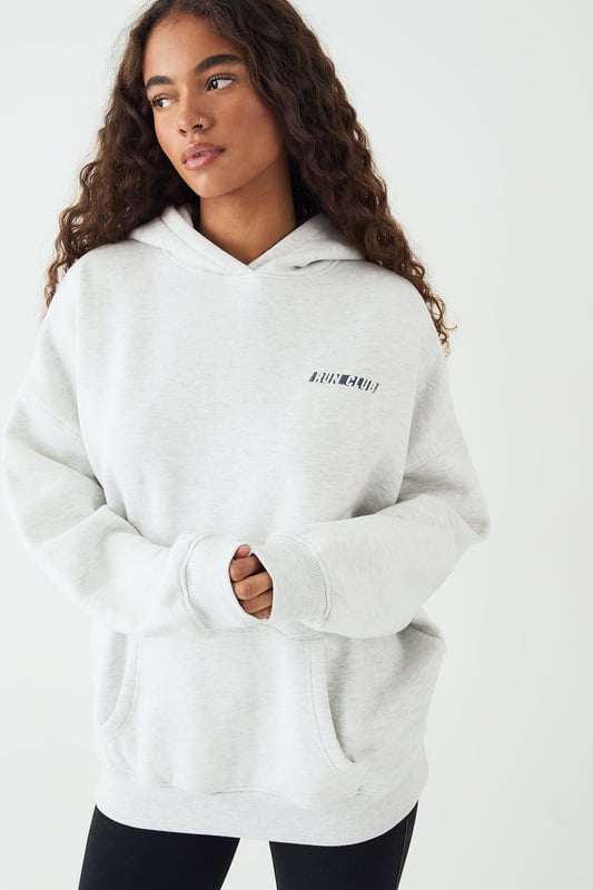 DSGN Studio Run Club Printed Oversized Hoodie