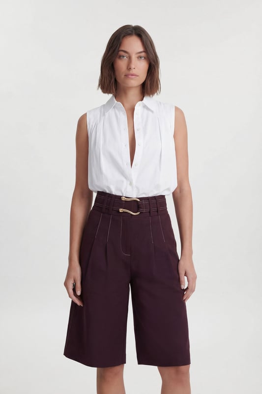 Cotton Sleeveless Puffball Shirt cotton-sleeveless-puffball-shirt
