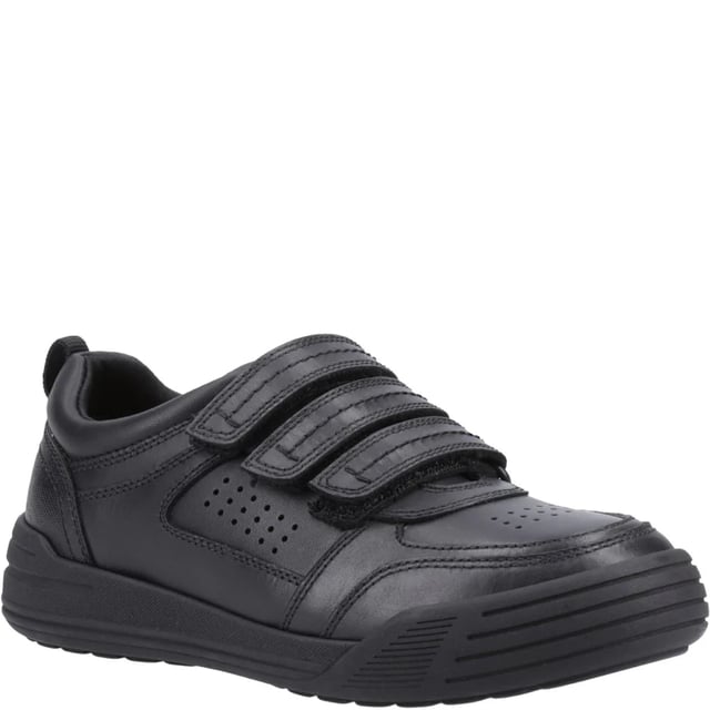 Hush Puppies SCOTT SENIOR Boys Shoes Black

 Upper Material: Leather

Lining Material: Textile

Sole Material: Rubber

Closure/Fastening: Touch Fasten

Features: Comfort,Breathable

Toe Shape: Round

Shoe Width: Regular

Item Weight: 1.261 KG

Heel Height: Flat (Under 2.5cm)

Shoe Shaft Height: Low Top

Shoe Style: School

Gift Boxed: No
Product Code: 39448-73592