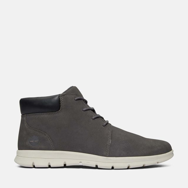Mens Timberland Graydon Basic Lace-Up Boots in grey.- Upper made with Premium Timberland® Leather.- Lace up fastening.- Padded collar.- SensorFlex™ Comfort System.- OrthoLite® footbed.- ReBOTL™ fabric lining containing 50% recycled PET plastic.- Rubber sole.- Ref: A41320331