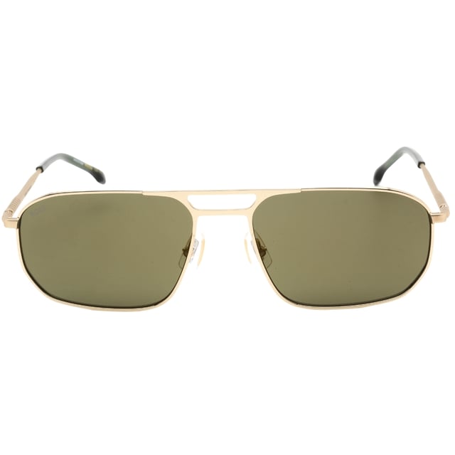 Maak een statement met deze Hugo Boss-zonnebril. Ze zijn vervaardigd met stijl en elegantie en bieden 100% UV-bescherming, waardoor ze het perfecte accessoire zijn voor een onvergetelijke look. Het perfecte accessoire om je stijl een boost te geven! Lensbreedte = 59 mm, neusbrugbreedte = 18 mm, armlengte = 145 mm, gemaakt in China Hugo Boss Gold 1446 0J5G zonnebril Zonnebrillen, zonnebrillenkoker, schoonmaakdoekje en onderhoudsinstructies allemaal inbegrepen, 100% bescherming tegen UVA- en UVB-zonlicht en conform Brits Norm EN 1836:2005 Stijlcode: 1446 0J5G