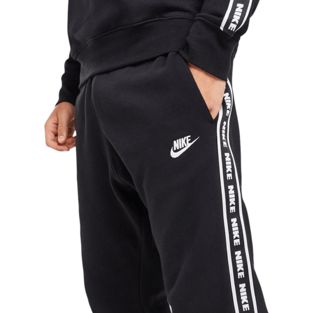 Nike Sportswear Black Nike Tape Joggers Nike Repeat Logo Joggers