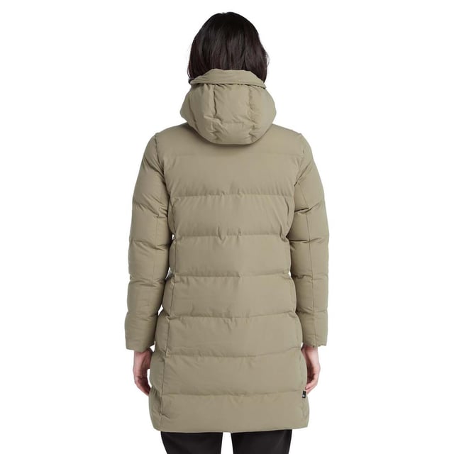 Womens Timberland Durable Water Repellent Parka Jacket in green.- Adjustable hood.- Full zip fastening.- Side pockets.- Adjustable cuffs and hem.- DWR (Durable Water Repellent) Treatment.- Ref: A6SVE5901
