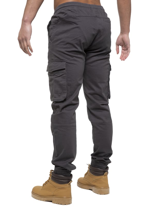 Tazzio Cargobroek Heren - Regular Fit Jogger Chino Met Stretch, Meerdere Zakken