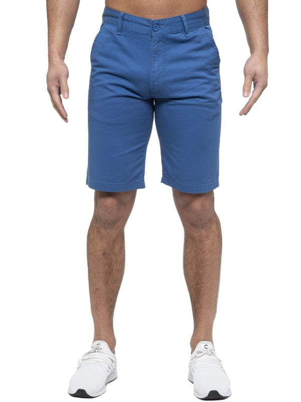 Enzo Mens Designer Regular fit Chino Shorts. Features 2 front pockets, 2 back pockets and Zip Fly Fastening. Perfect for summer.