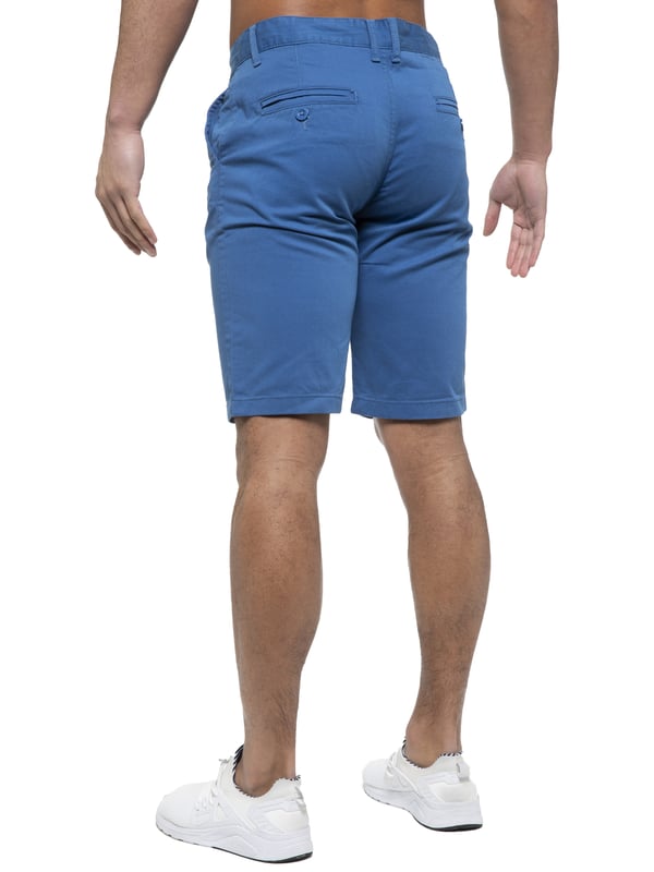 Enzo Mens Designer Regular fit Chino Shorts. Features 2 front pockets, 2 back pockets and Zip Fly Fastening. Perfect for summer.