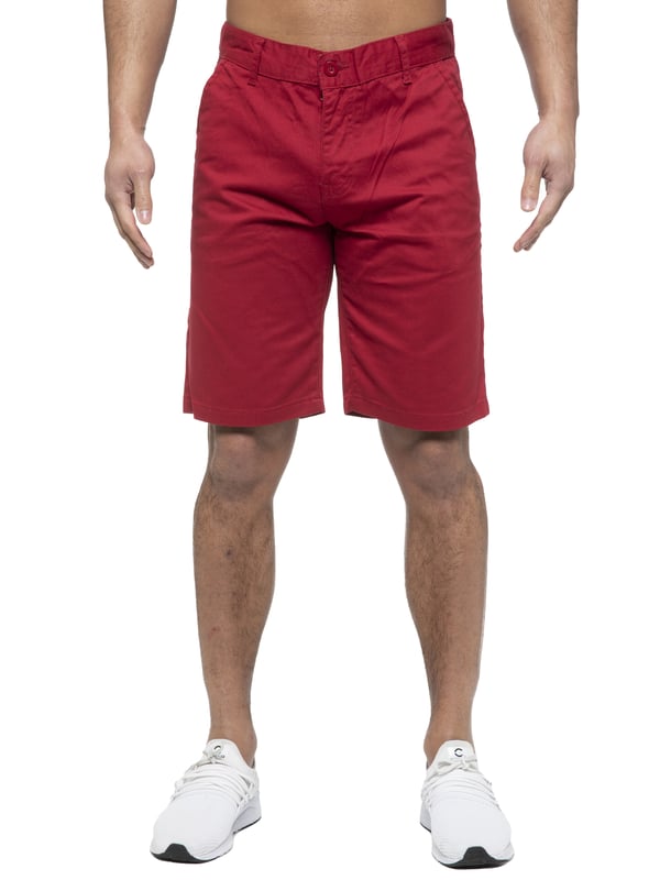 Enzo Mens Designer Regular fit Chino Shorts. Features 2 front pockets, 2 back pockets and Zip Fly Fastening. Perfect for summer.